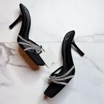 Mango NWT Mng Rhinestone Heels  Photo 1