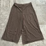 1. State New  High Waist Wide Leg Culotte Pants, Mocha/ Ivory Size XL New w/o Tag Photo 1