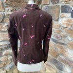 ITW By Claude Brown Corduroy Paisley Blazer Size 4 Photo 9