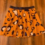 3.1 Phillip Lim  mini skirt women’s 14 animal print orange blue high wais… Photo 0