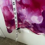 Lulus  Positively Serene Magenta Floral Cowl Neck Tie-Strap
Maxi Dress Size M Photo 4