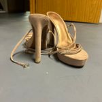 Nine West Nude Suede Pumps Photo 4