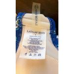 Lands' End Blue & Yellow Paisley Bikini Top Photo 5