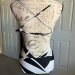 Bebe  Black and White One Piece Swimsuit Photo 1