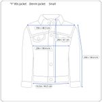 VTG 80s Y Womens Denim Jacket Size Small Buttons Retro Funky Preppy Maximalist Blue Photo 8