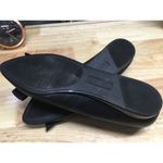 Kenneth Cole Lily Women's 8.5 Black Leather Bow Slip-On Pointed Toe Ballet Flats Photo 5