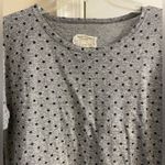 Current/Elliott Current Elliott crewneck top grey polka dot boxy Sz 1 Small Photo 2