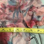 superdown NWT Floral Simona Sheer Top - Pink and Blue Photo 8