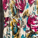 Band of Gypsies Roses Wide Leg Off Shoulder Jumpsuit M Photo 3