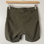 Lululemon 8 Train Times Bike Short *6" in Dark Olive Green Photo 5