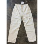 Pistola NWT Tammy High Rise Trouser in White Sz 28 $128 Photo 5