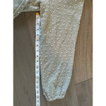 Blu Pepper  Sage Green Polka Dot Long Sleeve Sweater Small Photo 7