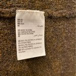 Style & Co  Brown Wool Look Hooded Cheetah Print Cardigan Photo 2