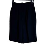 EXPRESS High Rise Black Bermuda Pin-tuck Pleated Shorts size 00 Photo 1