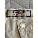 Paris Blues Shorts Womens Juniors Size 1 Beige Denim Rolled Cuff Stretch Vintage Photo 3