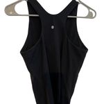 Black Sleeveless Tank Top M Wide Strap Pullover Keyhole Detail Casual Size M Photo 2