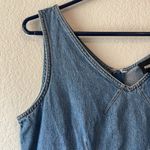 Vintage denim dress size 6P Blue Photo 3