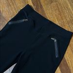 Coco + Carmen  Black Leggings, Zipper Pockets. L/XL Photo 2