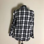 Victoria's Secret  Black/White Flannel PJ Top Photo 3