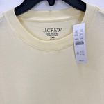 J.Crew Pima Cotton Long Sleeve Tee Shirt Buttermilk Yellow Crewneck XXS NWT Photo 3
