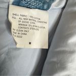 Cuddledown Light Blue Down Robe Goose Filled Combed Cotton Sateen size M Medium Photo 10