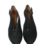 Gentle Souls GENTLE SOUL BY KENNETH COLE 7M BALCK SUEDE CHUNKY 3.5”HEELS BLACK PATENT ACCENTS Photo 3