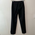 Dolce & Gabbana  Slim Straight‎ Leg Black Wool Blend Trouser Pants Size EU 42 Photo 2