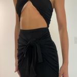 White Fox Boutique White fox black cutout mini dress Photo 2