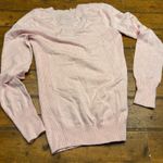 Express Design Studio Pink V Neck Long Sleeve Sweater Womens Size Medium Photo 3