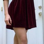 Urban Outfitters XS Red Velvet Romper Photo 0