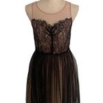 Anthropologie Pins and Needles Black Blush Tutu Lace Mini Dress Size S Photo 0