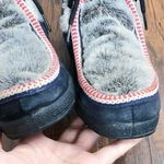 Yodelers • vintage 70s fur trimmed boots black suede faux fur lace up ankle Size 6.5 Photo 5