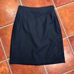 SuitSupply Soft Wool Skirt in Navy Blue Size 2 Photo 0