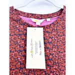 Boden Red Navy Floral Print 3/4 Sleeve Pajama Sleep Shirt Dress Size 4R NWT Photo 1