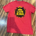 Disney  The Lion‎ King Graphic T-Shirt Short Sleeve Top Red Heather Size L Photo 0