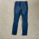 Hollister  dark wash blue high rise super skinny jeans in size 3 short or 26 x 28 Photo 2