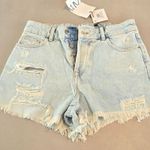 ZARA NWT!  High Rise Distressed Shirts Photo 0