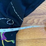 Michael Simon Lite Ice Skater Cardigan Size Small Vintage Sweater‎ Wearable Art Black Photo 9