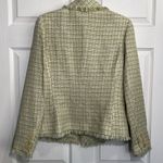 New York & Company Women’s Green Tweed One Button Blazer Photo 9