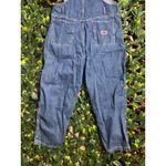 Revolt Denim Overalls with Floral Details Size 18 Blue Photo 9
