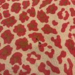 White + Warren Cashmere Sweater Animal Print Tan Red Women Size S Photo 3
