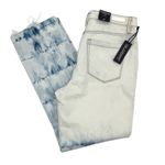 BLANK NYC  Womens High Rise Tie Dye The Madison Crop Jeans White Blue 27 NWT‎ Photo 6