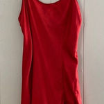 Victoria's Secret Victoria’s Secret Red Satin Slip Dress Women’s Size Small Spaghetti Strap Mini Photo 0
