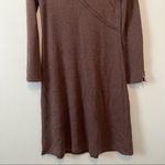 Horny Toad  Dress Medium Brown Tomboy Faux Wrap Dress Sz M GUC Athleisure Photo 6