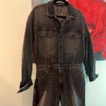 Hudson Jeans Hudson Los Angeles Black Denim Jean Jumpsuit In Localize Size L Large Romper Photo 6