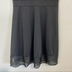 Papillon Women’s Stripe Tank Midi Dress Black Size Medium NWT Photo 2