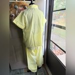 Vintage NOS JCPenney Gaymode yellow lace trim pants pjs set, size large Photo 8