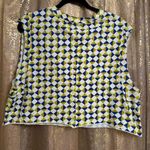 Free People Movement Inspire Geometric Green Blue Printed Tank XS NWOT Photo 1