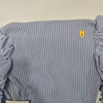 Tularosa Ruffle Wrap Cardi in Baby Blue Small Photo 12