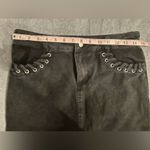 Honey Punch  black denim mini skirt size M Photo 4